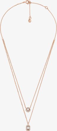 Michael Kors Precious Metal-Plated Double Layered Necklace