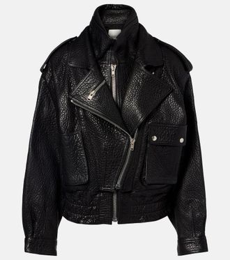 Isabel Marant Aneli leather biker jacket