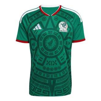 adidas Mexico 2026 Home Jersey Asia Sizing Bold Green JL8537