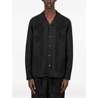 Baziszt Flower-embroidered Shirt