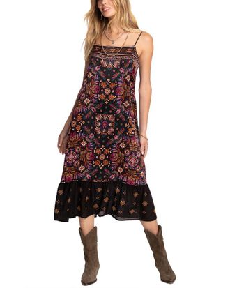 Johnny Was Brandi Silk-Blend Dress