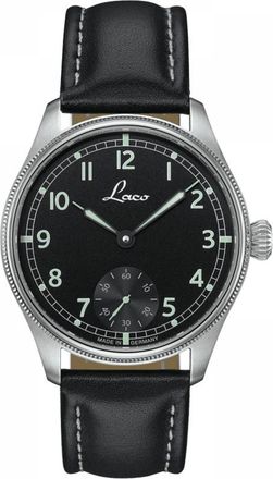 Laco Navy Watches Hand Wind Black Dial Mens Watch 862105.2