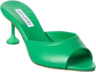 Aquazzura Bisous 65 Leather Sandal