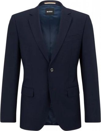 HUGO BOSS H-Huge Blazer - Heren - Blazers - Blauw - M - Wol - Jassen