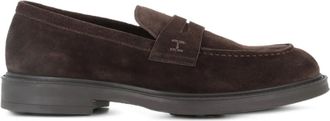 Henderson Baracco Mocassini in pelle scamosciata - Marrone