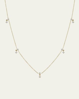 Lizzie Mandler Eclat Diamond Station Necklace