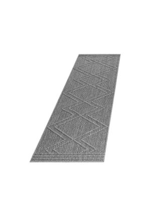 Novel Läufer, Grau, Textil, Boho, rechteckig, 80x250 cm, Oeko-Tex Standard 100, pflegeleicht, Teppiche und Böden, Teppiche, Teppichläufer, Läufer