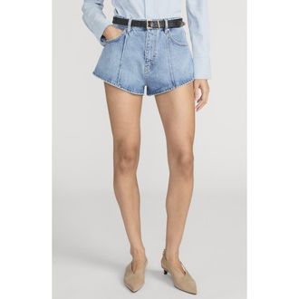Frame Denim The Tilt High Rise Denim Mini Shorts in Juna at Nordstrom, Size 24