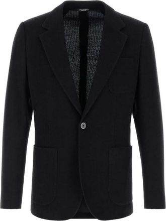 Dolce & Gabbana Taormina Single-Breasted Jersey Jacket