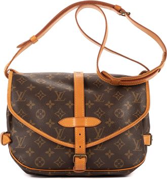 Louis Vuitton Pre-owned Womens Saumur GM Shoulder Bag - Brown - One Size