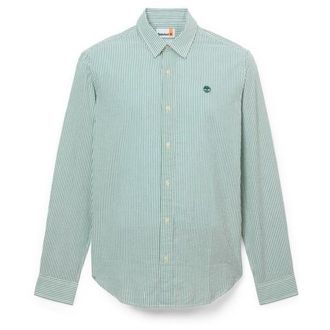 Timberland L/S Seersucker Striped Shirt Regular Hemd f&uuml;r Herren | grau