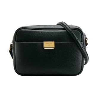 Patrizia Pepe All Day Crossbody Bag - Dames - Tassen - Zwart - Maat: ONE Size Leer