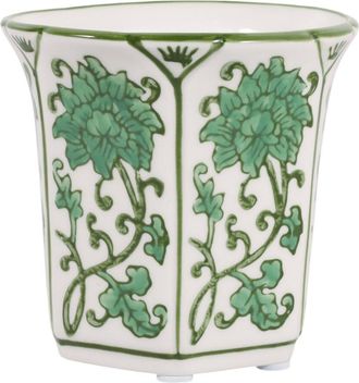 Sagebrook Home 4In 6Oz Fluted Chinoiserie Candle