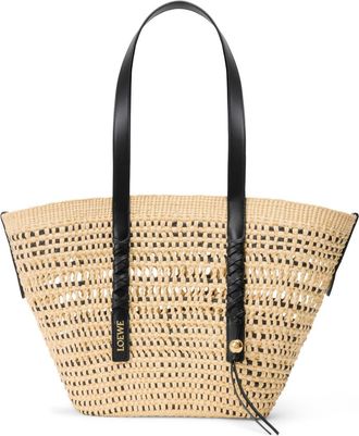 Loewe X Paulaa Ibiza Medium Braided Raffia bag - Natural - One Size