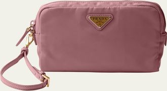 Prada Small Nylon Cosmetic Pouch Bag