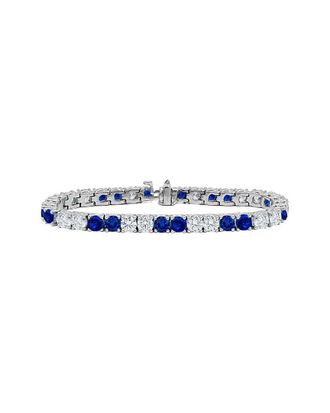 Diana M. Jewels Fine Jewelry 18K 12.20 Ct. Tw. Diamond & Sapphire Bracelet