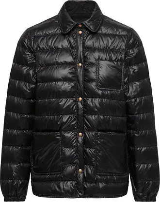 Moncler Moncler Fouine Down Shirt Jacket, Women, Black, Size: 00