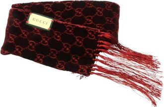 Gucci Scarves, unisex, Red, Size: ONE SIZE Thin Scarf