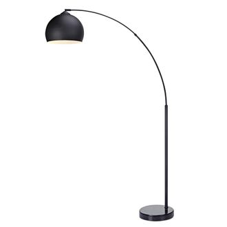 Teamson Home Teamson Home - Lampada Da Terra Led Illuminazione Negra Moderna Arquer Vn-l00013-eu