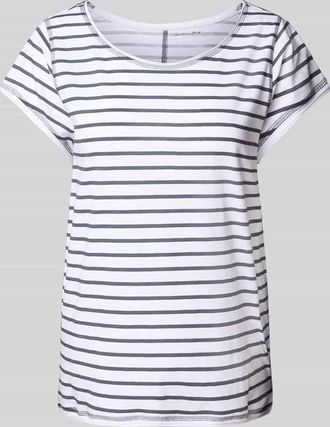 Christian Berg T-Shirt mit Kappärmeln in Dunkelgrau, Größe XS