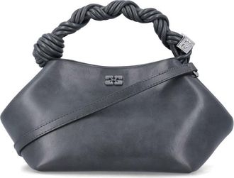 Ganni Small Braided Bow Shoulder Bag