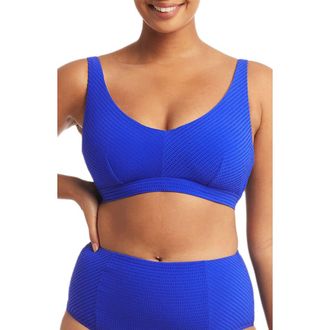 Sea Level Australia Bralette Swim Top in Cobalt at Nordstrom Rack, Size 12 Us / 16 Au