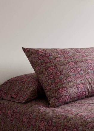Mango Due federe per cuscino con stampa floreale 50x75 cm prugna - Home - 50x75cm - MANGO HOME