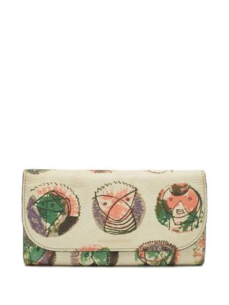 Burberry Pallas Heads leather continental wallet - Toni neutri