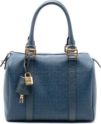 Fendi Pre-owned Fendi Zucca Spalmati Boston Bag Ladies 8BL068 H4E 139 2305