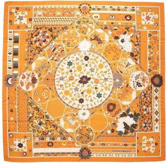 Herm&egrave;s Pre-owned Collections Imperiales Sjaal - Dames - Vintage Accessoires - Veelkleurig - ONE Size - Leer - Vintage