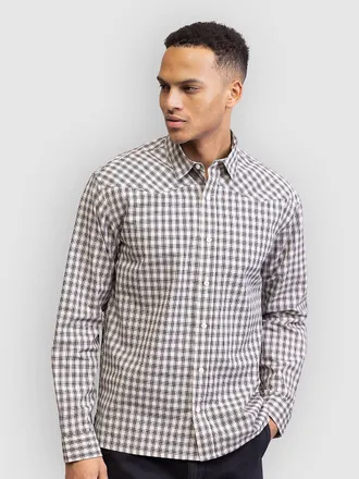 Redefined Rebel RRDavis Boxy Fit Hemd braun