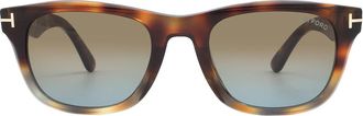 Tom Ford Kendel Grey Rectangular Mens Sunglasses FT1076 56B 54
