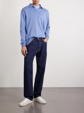 Sease Supima Cotton-Jersey Polo Shirt