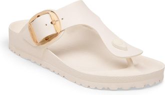 Birkenstock Womens Sandals Gizeh Eggshell Eva Slippers Flat Shoes