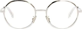 Celine Glasses, unisex, Gray, Size: 52 MM Metal Triomphe Frame