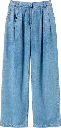 Twin-Set Jeans a gamba ampia - Blu
