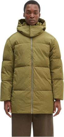 PANGAIA Hooded Puffer Jacket - Heren - Winterjassen - Groen - L - Leer - Jassen