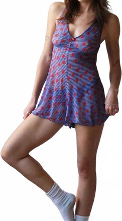 Only Hearts Picnic Club Ruby Romper In Purple