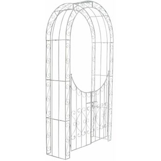 Clp Clp - Arco De Jard&iacute;n Con Puerta Sina Blanco Antiguo