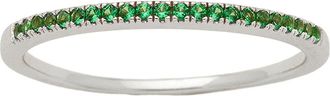 Made by Mary Birthstone Stacking Ring in Silver at Nordstrom, Size 5