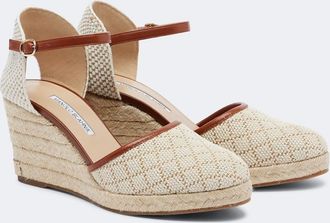 Manolo Blahnik Espadrahi raffia-effect espadrille wedges