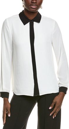 T Tahari Solid Blouse