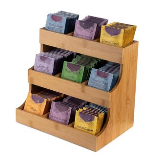 OEM Soporte Para Bolsitas De T&eacute; De Bamb&uacute;, Con Capacidad Para 180 Bolsitas De T&eacute; (madera)