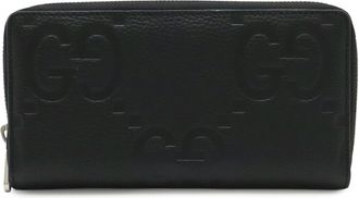 Gucci Black Leather Long Wallet (Bi-Fold) (Pre-Owned)
