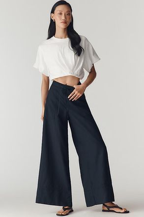 Anthropologie By Anthropologie The A-Line Wide Leg Trousers Pants