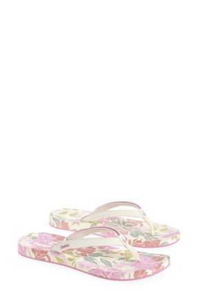 Olukai Uiki Water Resistant Flip Flop in White Sand /Pai at Nordstrom, Size 11