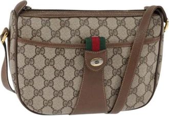 Gucci Pre-owned Cross Body Bags, female, Beige, Size: ONE SIZE Pre-owned Vintage Cross Body Bag