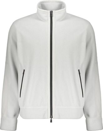 Herno Minimalistisch Fleece Sweatshirt - Heren - Zomerjassen - Grijs - L - Polyester - Jassen
