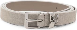 Emporio Armani Leren Riem - Dames - Riemen - Beige - 90 CM - Leer - Accessoires