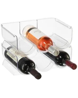 Oggi 3-Bottle Wine Rack Twin-Pack